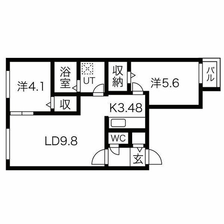 カオン山鼻(S17W10MS)の物件間取画像